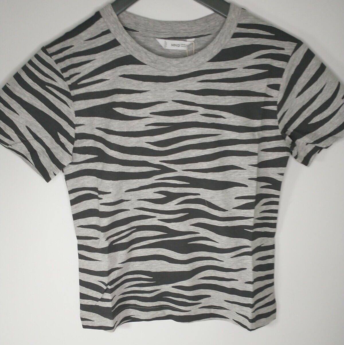 Mango Girls Zebra T-Shirt Size XS-S