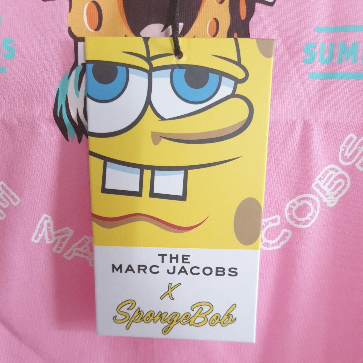 the marc jacobs SpongeBob Tshirt Girls Pink Size 8 Years****Ref V199