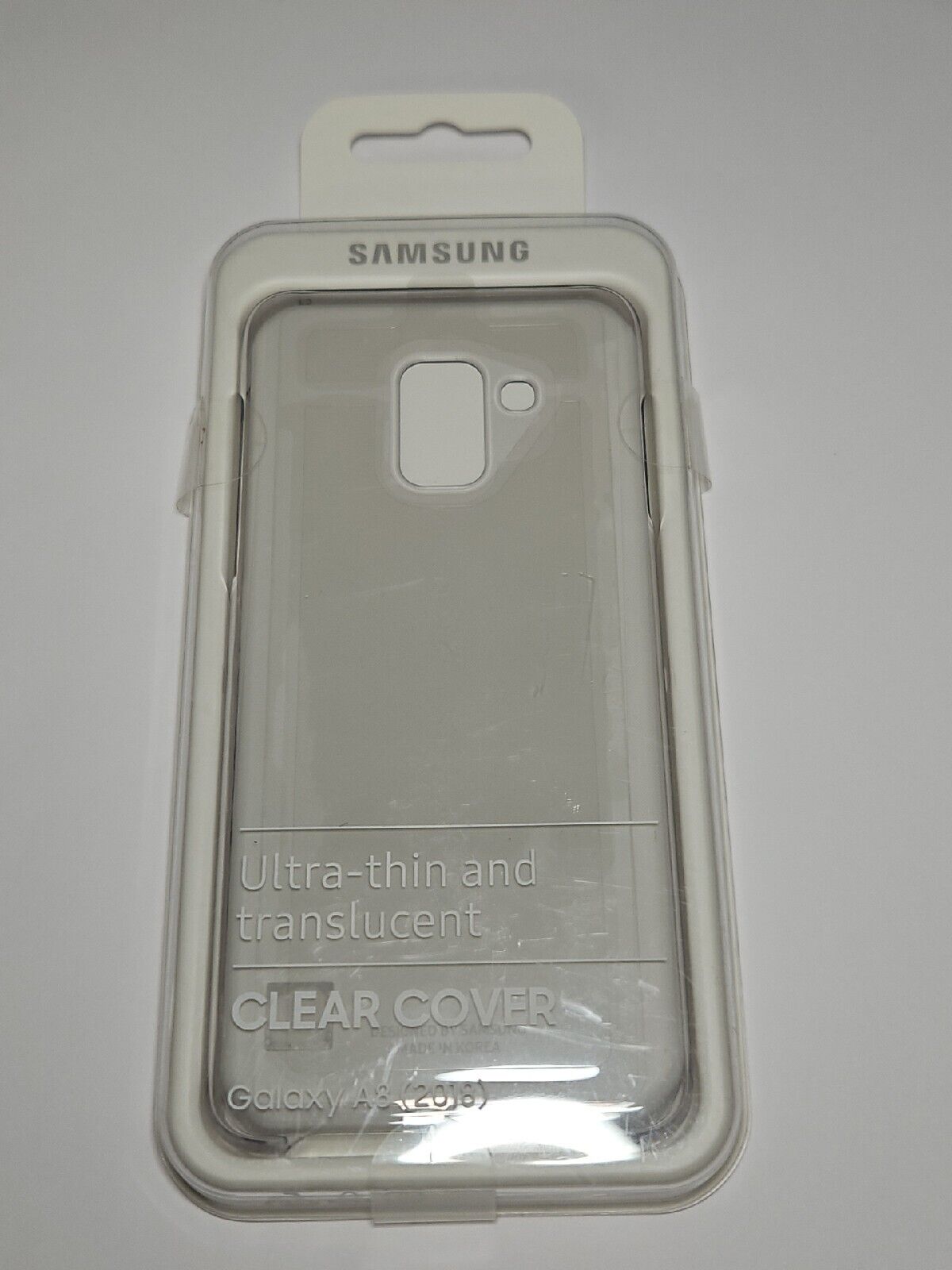 Official Samsung Galaxy A8 2018 Clear Cover Case. Ref A1