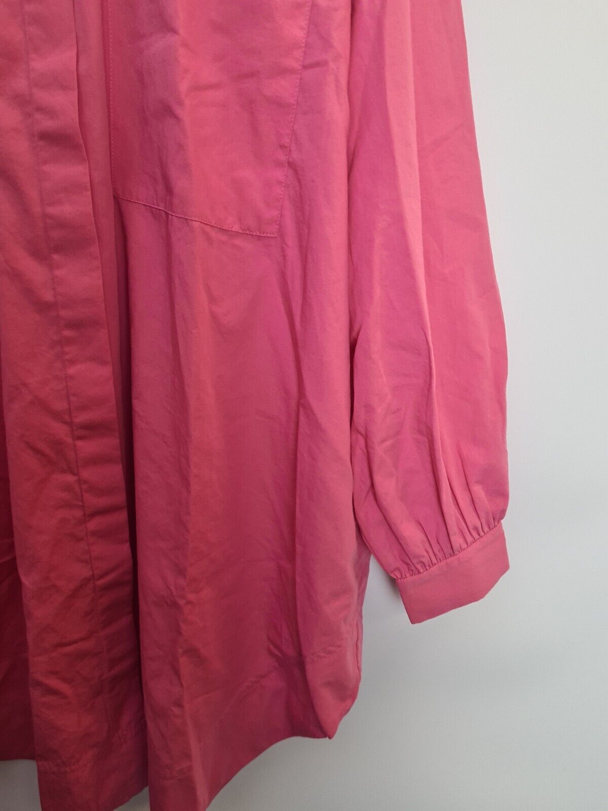 Pieces Womens Pink Oversized Long Sleeve Shirt Size XS**** V472