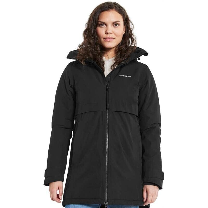 Didriksons Womens Helle 5 Parka - Navy. UK 18