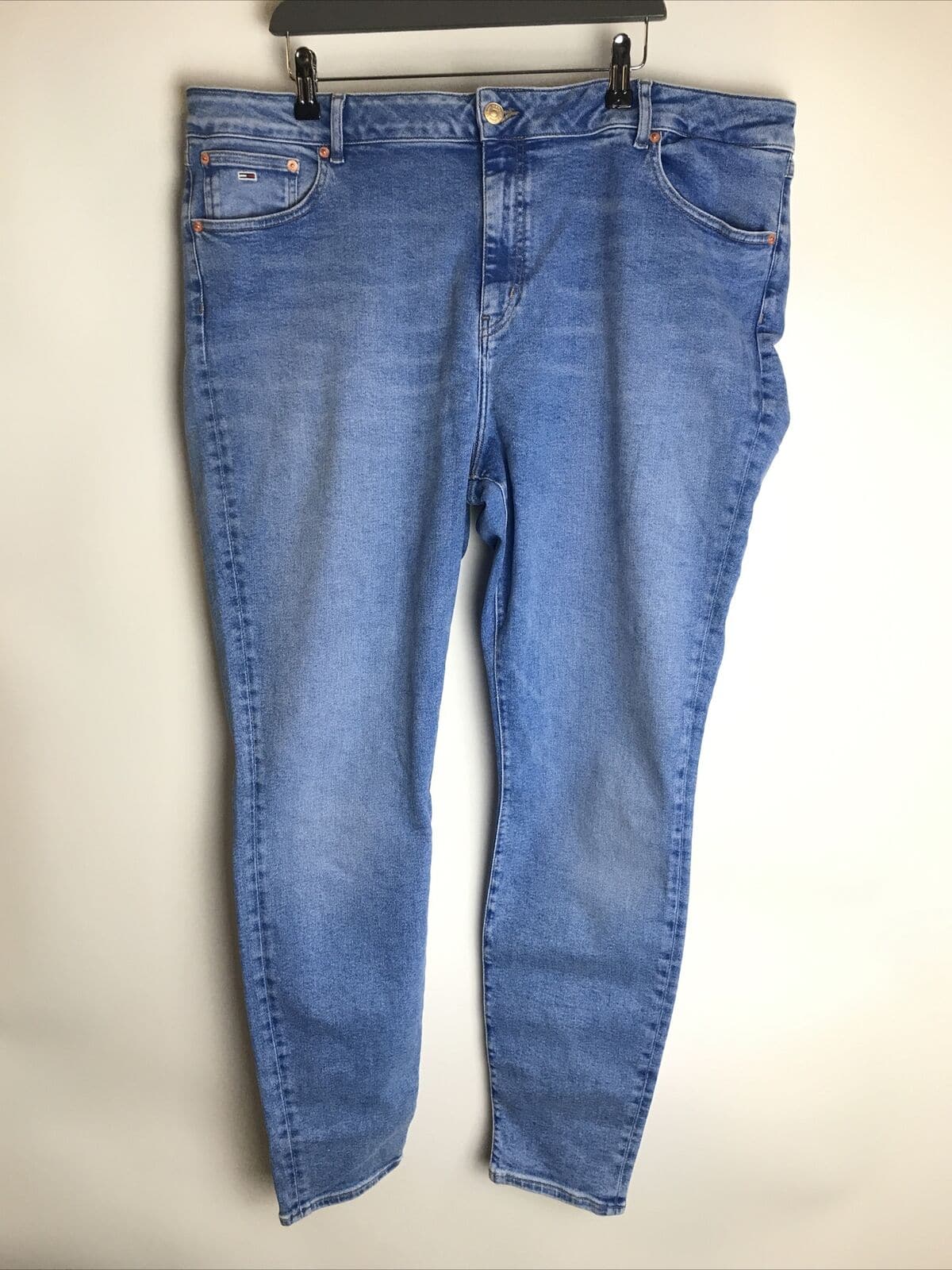 Tommy Jeans Sylvia High Rise Super Skinny - Blue Denim - W42 L32 **** Ref V32