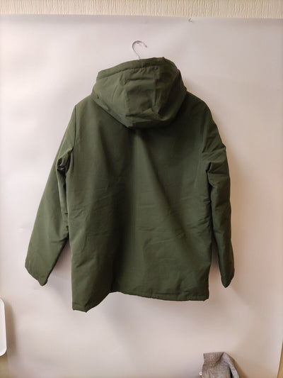 Jack & Jones Padded Hooded Parka Jacket. Green. UK Size Large