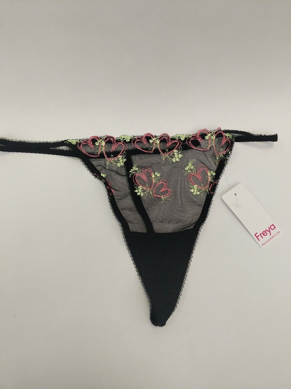 Freya Lingerie Loveland Black Thong Size XLarge **** V28