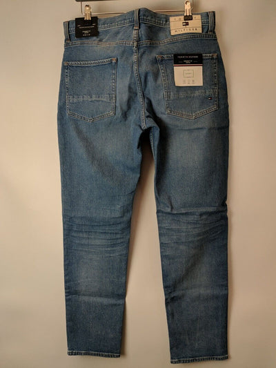 Tommy Hilfiger Straight Fit Denton Blue Jeans Mens Size W28 L32 **** V31