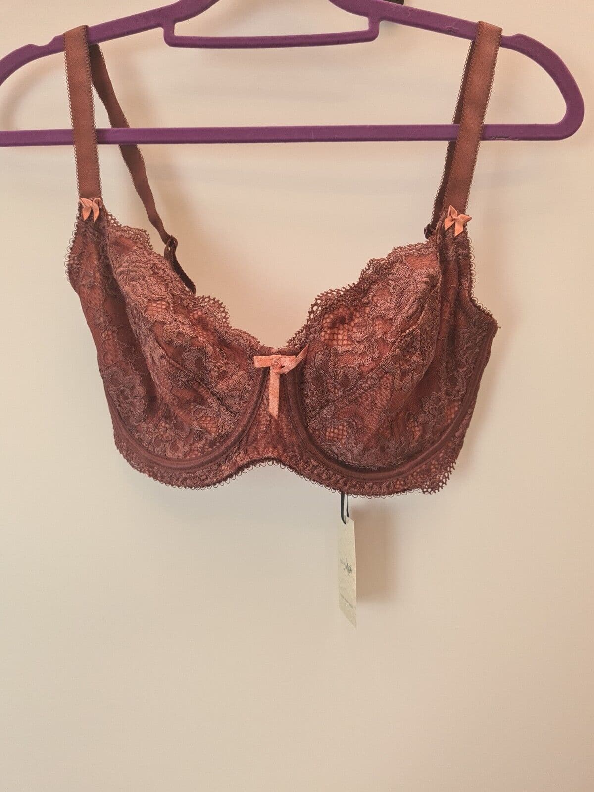 Pour Moi Amour Underwired Non-Padded Lace Bra. Size UK 32DD **** V145