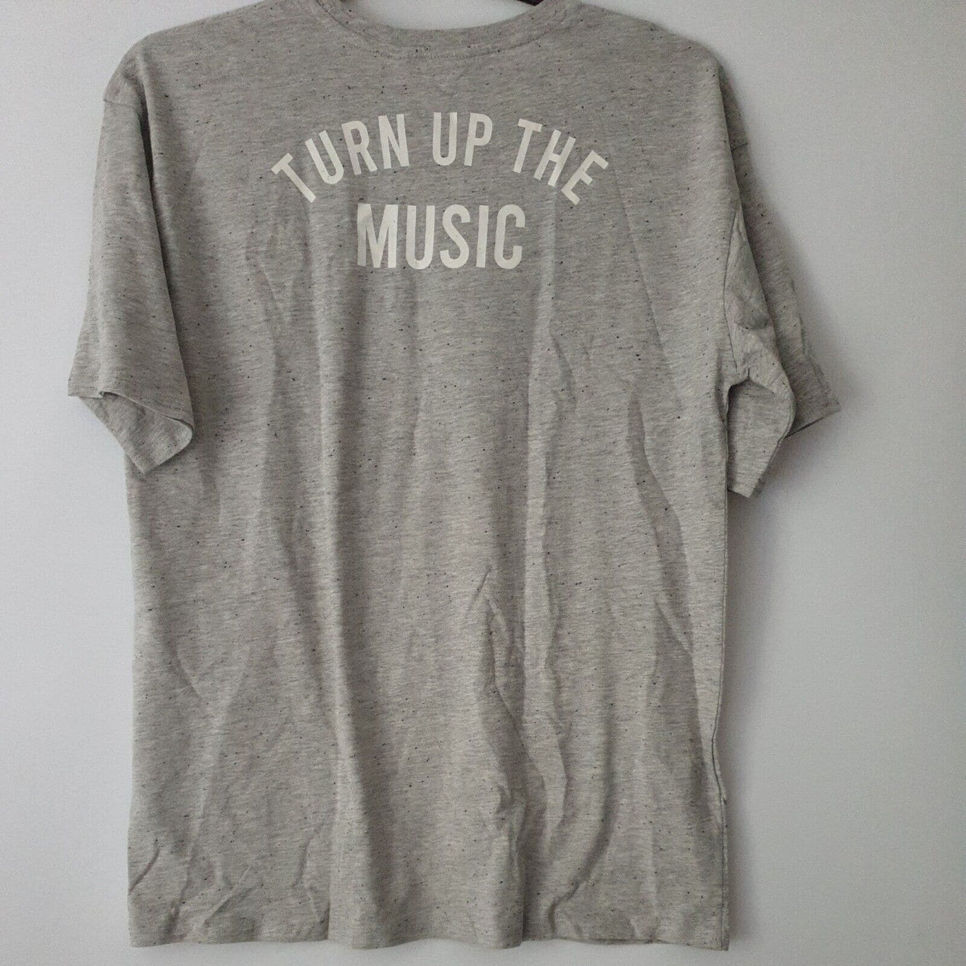 Mango Teen boys Grey Tshirt turn up the music Size XS-S ****Ref V243