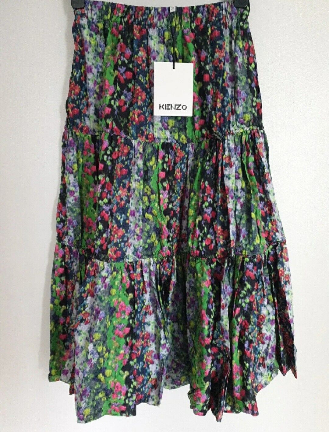 Kenzo Printed Elasticated Skirt Size 38****Ref V536