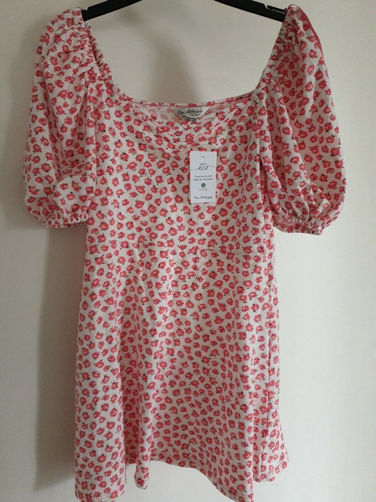 miss selfridge 10 dress Floral Pink Ref W13