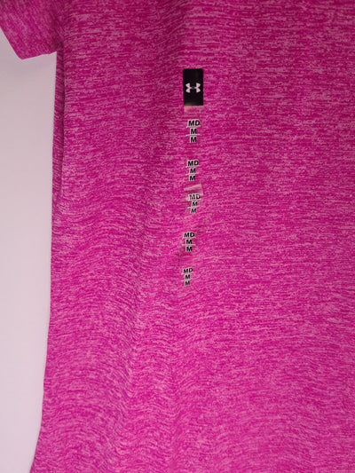 Under Armour Tech Tee - PINKSILVER Size Medium **** V32