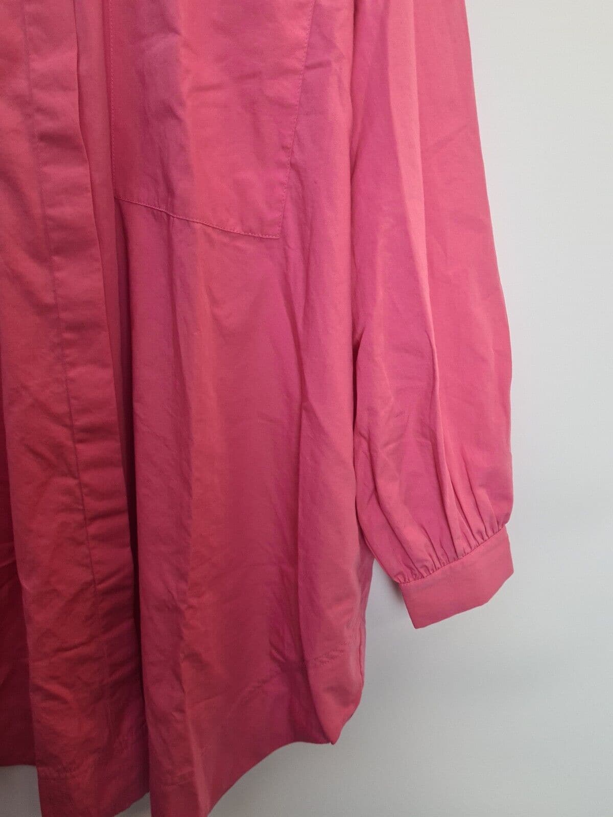 Pieces Womens Pink Oversized Long Sleeve Shirt Size Small **** V57