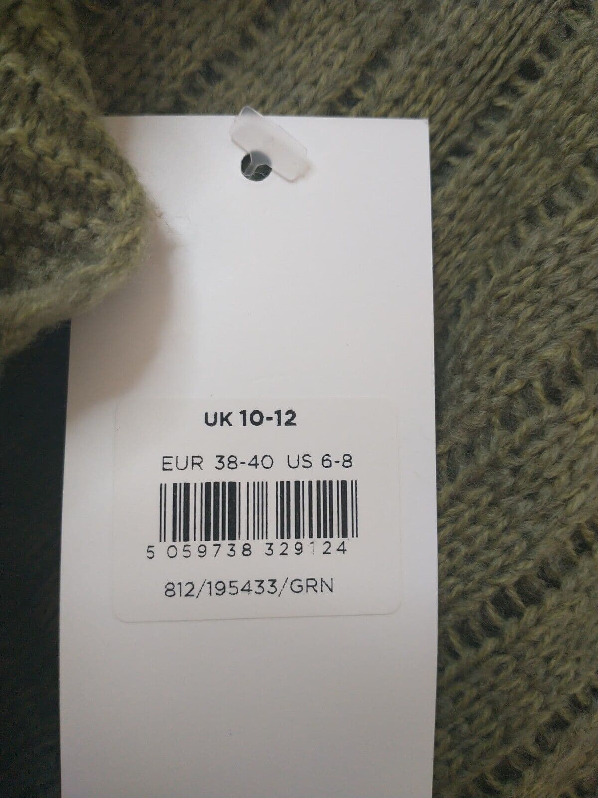 Long Tall Sally Longline Cardigan - Green - UK 10/12 **** Ref V64