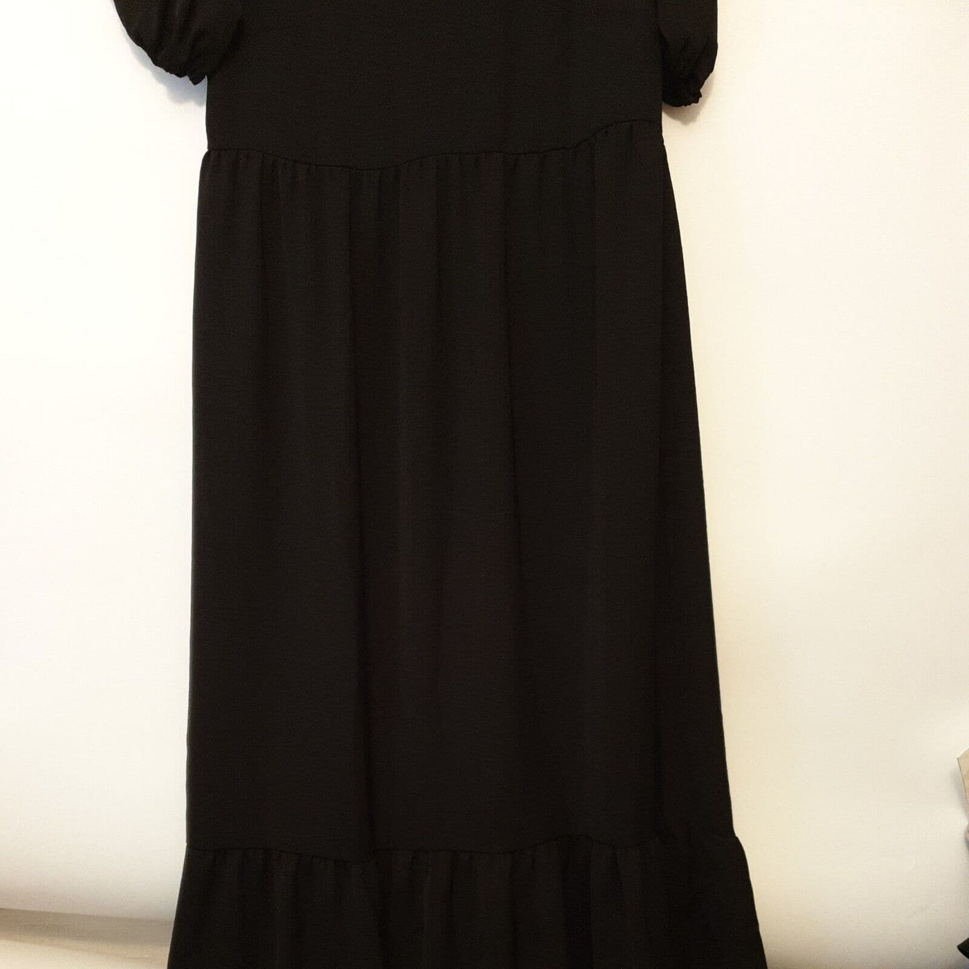 Long Tall Sally Black Dress Midi Uk10****Ref V67