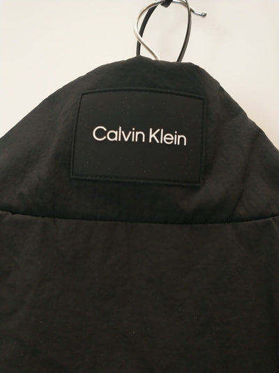 Calvin Klein Recycled Nylon Padded Black Vest Size UK Medium **** V144