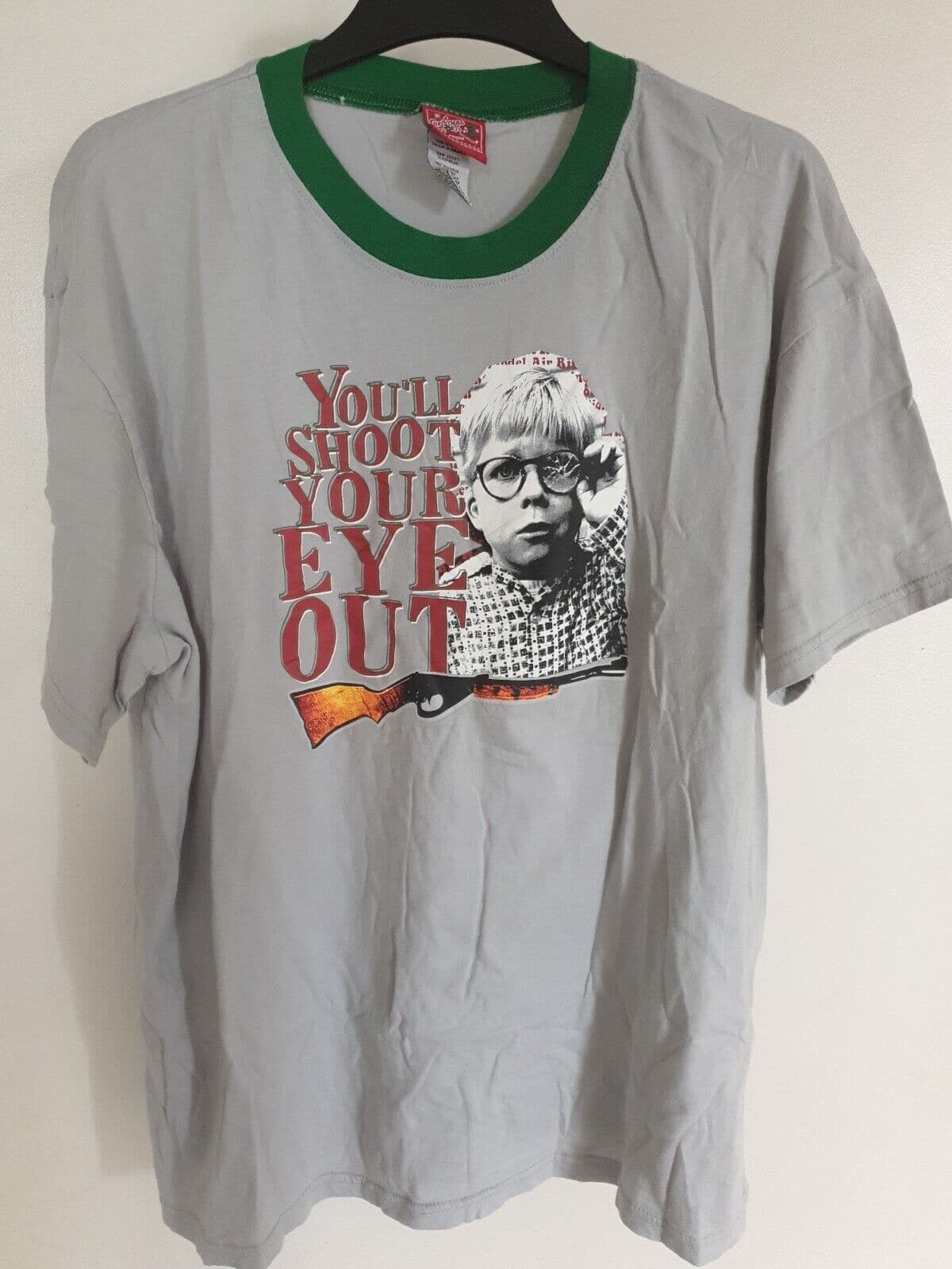 A Christmas Story Mens Tshirt Size XL Grey Ref DC4 - Big_Stock_Clearance