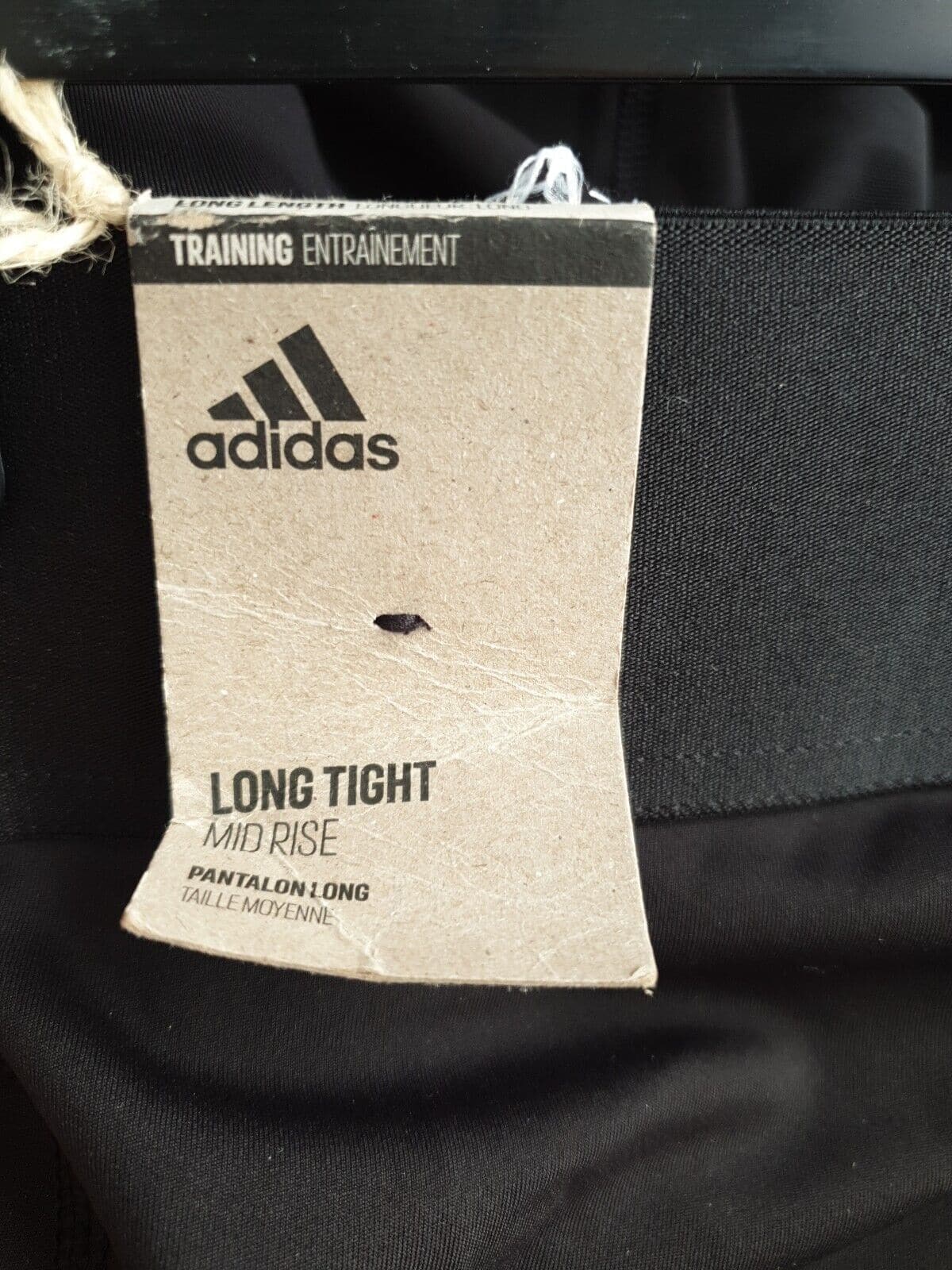 Adidas Black/White Tights Size M Ref Y1 - Big_Stock_Clearance