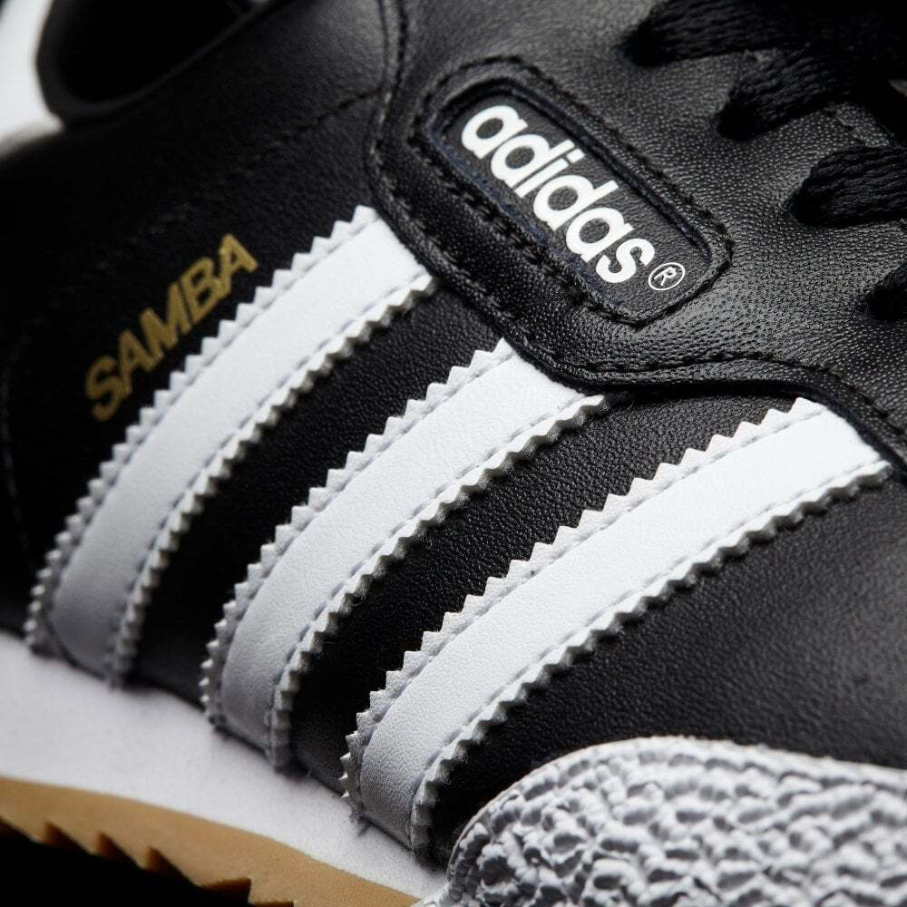 Adidas Originals Mens Black/White Samba Super **** VS4 - Big_Stock_Clearance