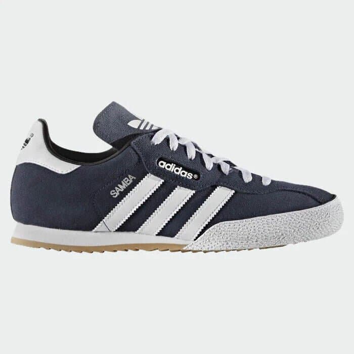 Adidas Originals Men's Navy Samba Super Suede Trainers **** VS4 - Big_Stock_Clearance