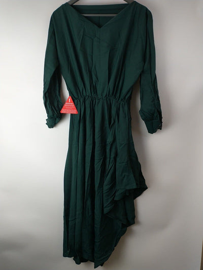 AX Paris Green High Low Midi Dress. Size UK 8 **** V141 - Big_Stock_Clearance