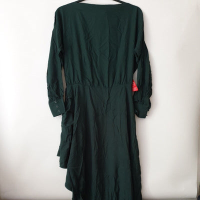 AX Paris High Low Midi Dress Size 16 Green ****Ref V39 - Big_Stock_Clearance