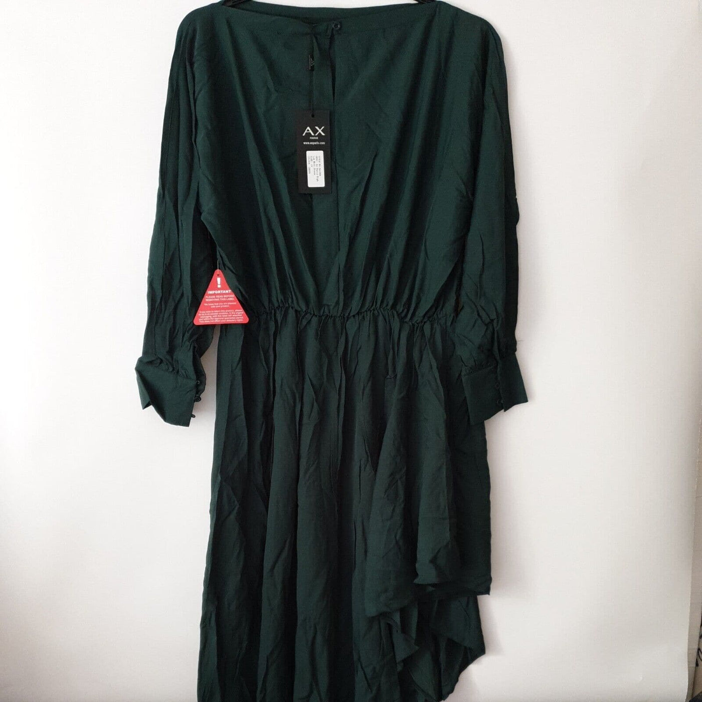 AX Paris High Low Midi Dress Size 16 Green ****Ref V39 - Big_Stock_Clearance