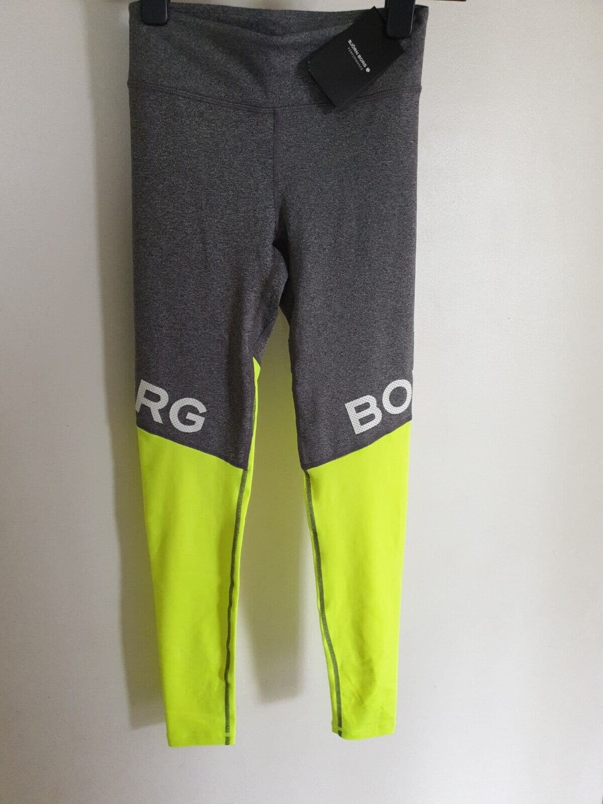 bjorn borg Calina Grey Contrast Panel Leggings Size 34 Ref K9 - Big_Stock_Clearance
