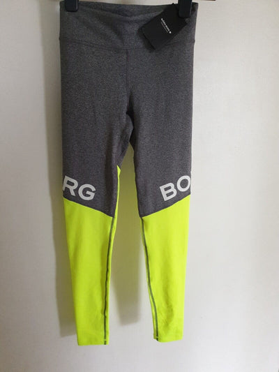 bjorn borg Calina Grey Contrast Panel Leggings Size 34 Ref K9 - Big_Stock_Clearance