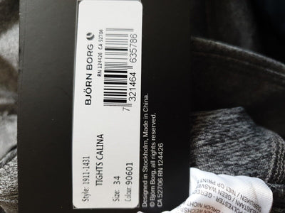 bjorn borg Calina Grey Contrast Panel Leggings Size 34 Ref K9 - Big_Stock_Clearance