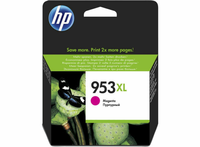 HP 953XL High Yield Original Ink Cartridge - Magenta. Expiry MAR 2024. Ref T7