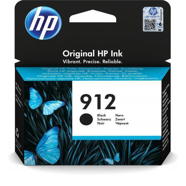 HP 912 Black Ink cartridge. Expiry OCT 2023. Ref T7